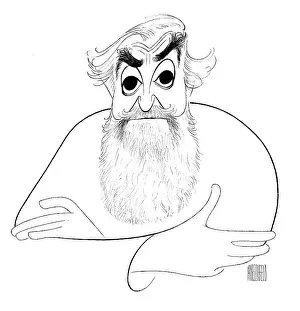 Arc0022962 Prints: Caricature Of Al Hirschfeld