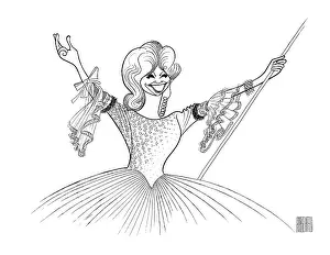 Arc0023642 Prints: Caricature Of Beverly Sills
