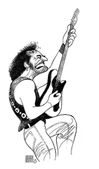 Caricature Of Bruce Springsteen