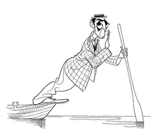 Arc0023235 Prints: Caricature Of Buster Keaton