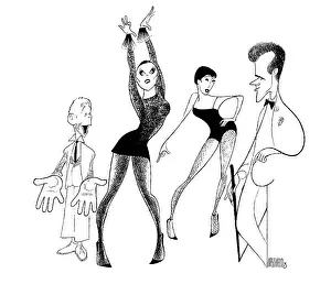 Caricature Of The Cast Of Chicago