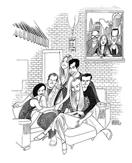 Caricature Of The Cast Of Friends