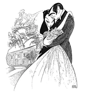Arc0023133 Prints: Caricature Of The Cast Of Gone With The Wind