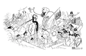 Caricature Of The Cast Of Les Misérables