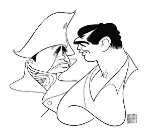 Caricature Of The Cast Of Mutiny On The Bounty