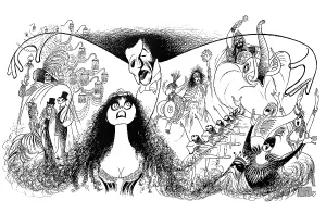 caricature cast phantom opera Trending Item 5
