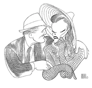 Arc0023235 Prints: Caricature Of The Cast Of Woman Of The Year