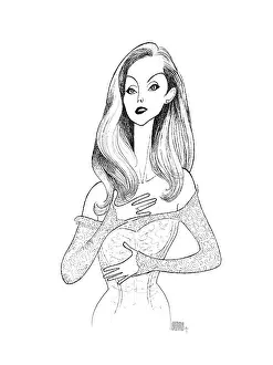 Arc0023642 Prints: Caricature Of Céline Dion