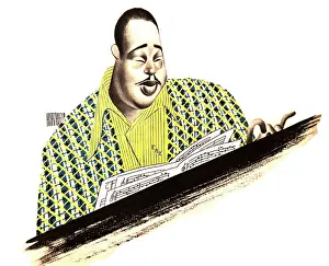 Arc0022962 Prints: Caricature Of Duke Ellington