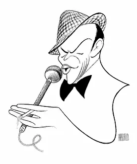 Arc0023235 Prints: Caricature Of Frank Sinatra