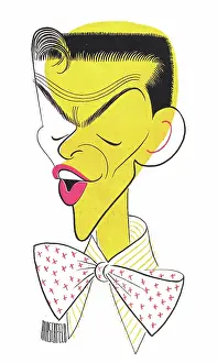 Arc0023235 Prints: Caricature Of Frank Sinatra