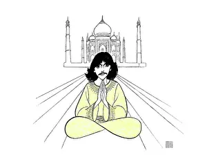 Arc0023642 Prints: Caricature Of George Harrison