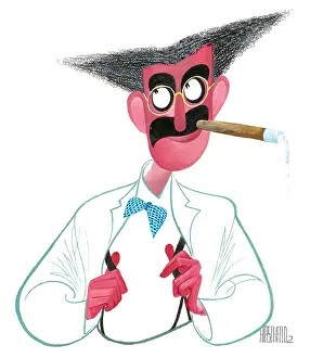 Caricature Of Groucho Marx