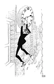Arc0023235 Prints: Caricature Of Harold Lloyd