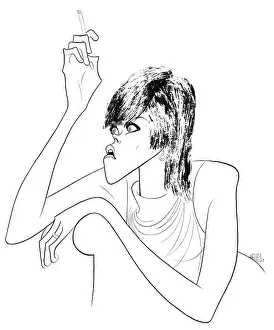 Arc0023642 Prints: Caricature Of Jane Fonda