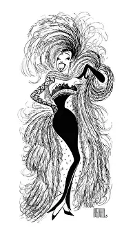 Arc0023642 Prints: Caricature Of Josephine Baker