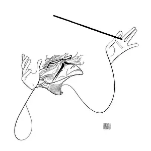 Caricature Of Leonard Bernstein