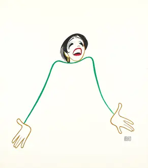 Arc0022962 Prints: Caricature Of Liza Minnelli