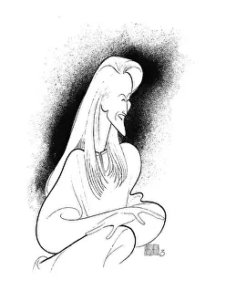 Arc0022962 Prints: Caricature Of Meryl Streep