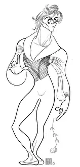 Arc0023642 Prints: Caricature Of Mikhail Baryshnikov