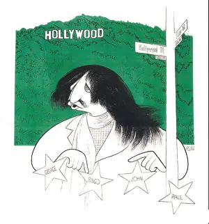 Arc0023642 Prints: Caricature Of Ringo Starr