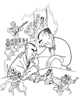 Arc0022962 Prints: Caricature Of Rodgers & Hammerstein