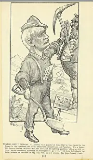 Shovel Prints: Caricature Of Sen John Morgan