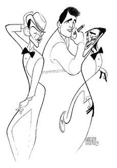 Caricature Of Sinatra, Martin, & Davis