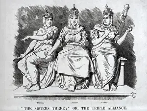 Fate Prints: Caricature of the Triple Alliance