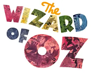 Arc0023642 Prints: Caricature Of The Wizard Of Oz