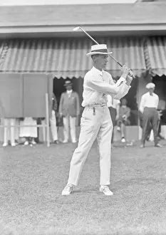 New London Prints: Carl Anderson Playing Golf