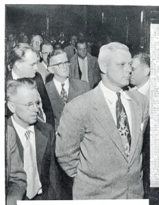 Louisville Prints: Carl Braden Listening to His Guilty Conviction