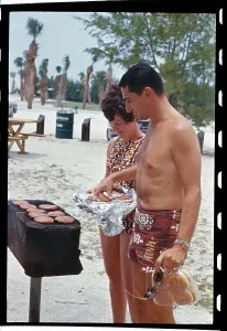 Sarasota Prints: Carl Coppolino Barbecuing Hamburgers