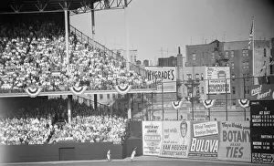 Scoreboard Prints: Carl Furillo Catching Baseball