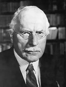 Elderly Prints: Carl Gustav Jung, Swiss Psychiartrist