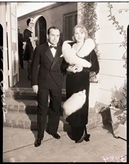 Carl Laemmle, Jr. and Ida Lupino at Party
