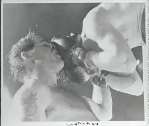 Carl Olson Punching Pierre Langlois