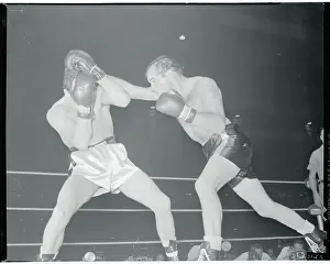 Carl Olson Punching Pierre Langlois