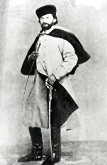 Carl Schurz Prints: Carl Schurz Full Length Holding Cane