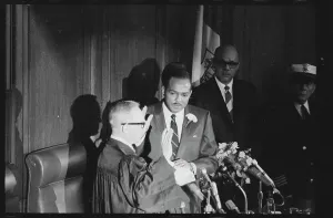 Carl B Prints: Carl Stokes Swearing into Office