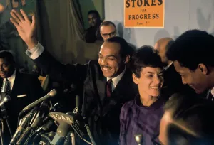 Carl B Prints: Carl Stokes with Wife