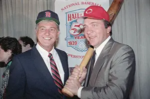 Carl Yastrzemski and Johnny Bench Hallofame