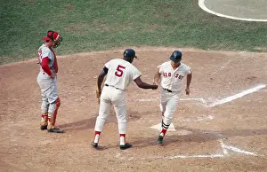Carl Yastrzemski Returning to Home Plate