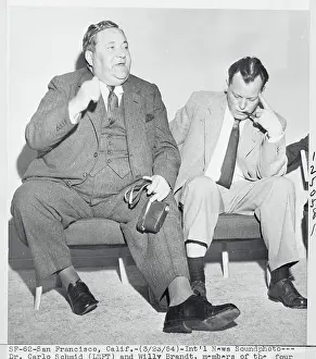 Carlo Schmid with Willy Brandt
