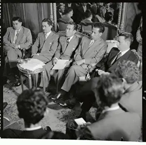 Carlos Castillo Armas with Other Members of Junta