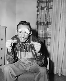 Eyebrows Prints: Carmen Basilio in Fight Pose
