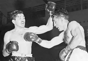 Syracuse Prints: Carmen Basilio and Tony DeMarco Fighting