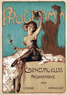 T1704737 Prints: Carneval Program Cover 1903