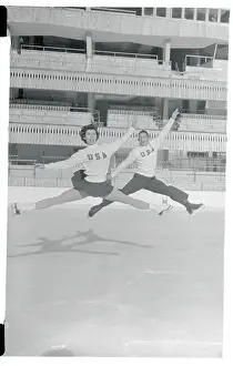 Carol Ann Ormaca and Robin Greiner Skating