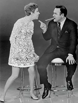 Carol Burnett Joking with Jonathan Winters
